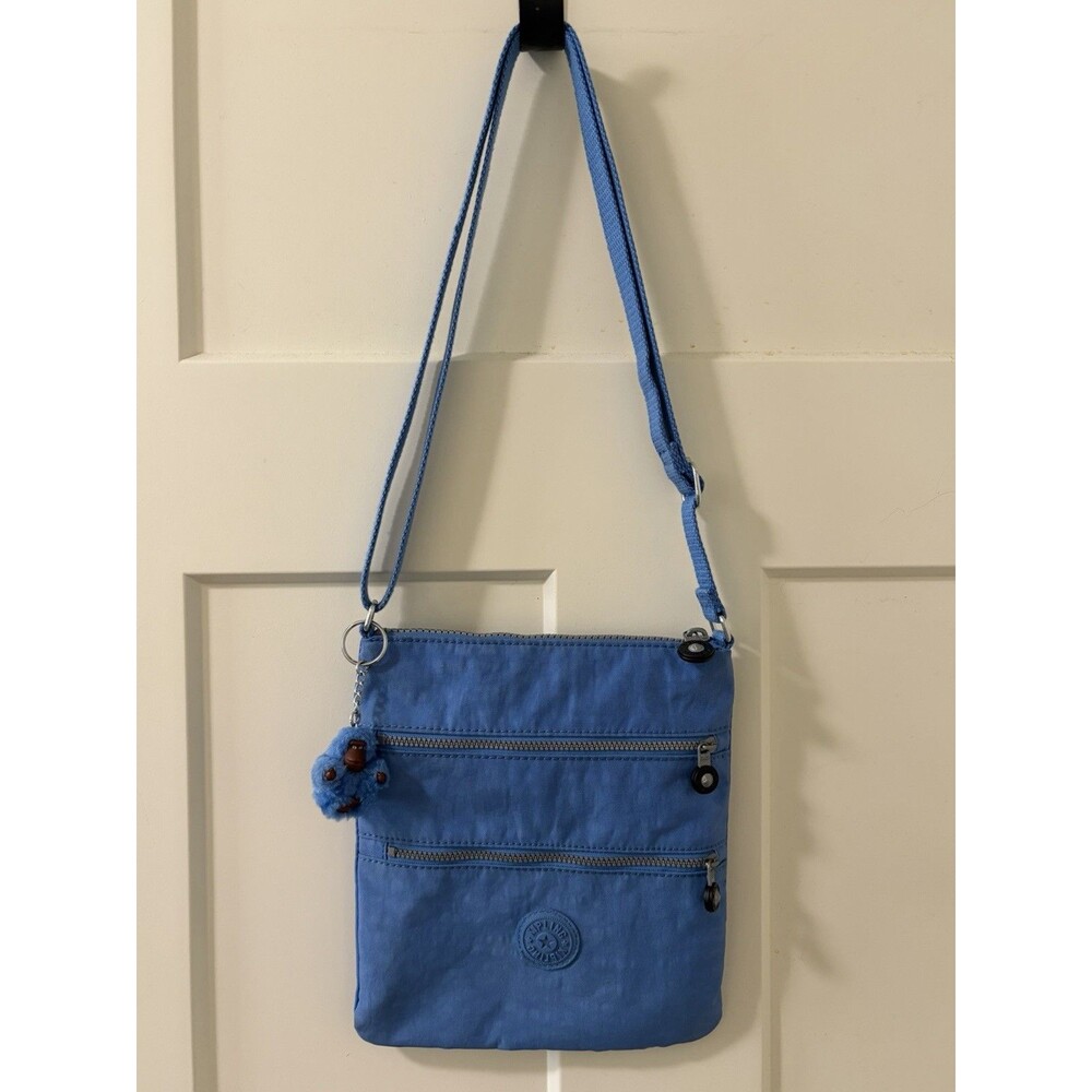 KIPLING Keiko Crossbody Handbag - Blue Skies - 8" x 9" x 1.25"
